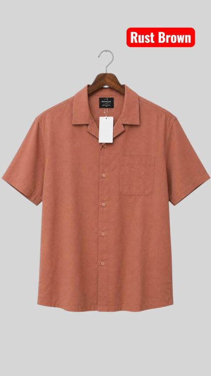 Qvan Collar Half Sleeve Shirt - Chest 44 to 54
